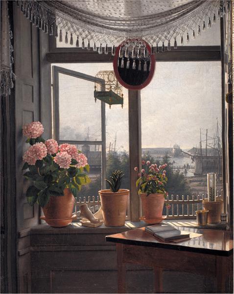 martinus rorbye View from the Artist's Window oil painting image